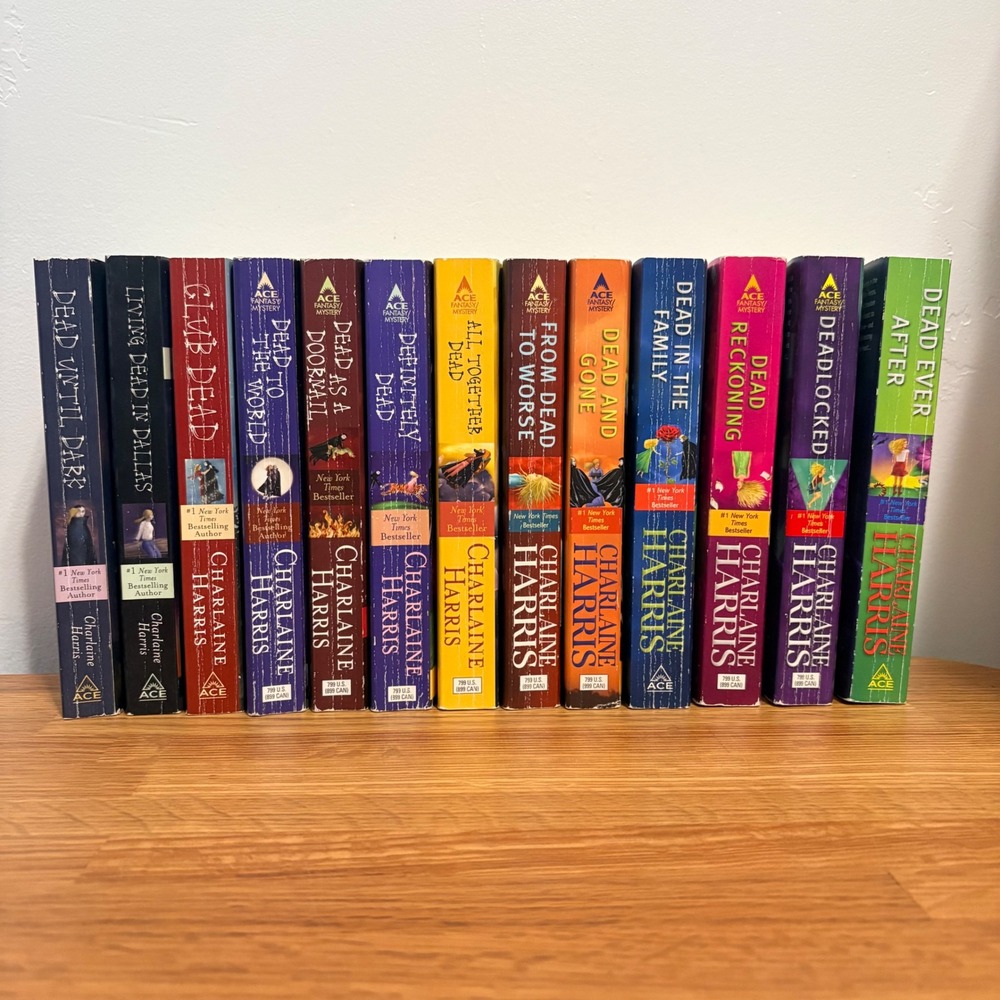 Sookie Stackhouse 1-13 Charlaine Harris Vampire Paperback Book Set True blood